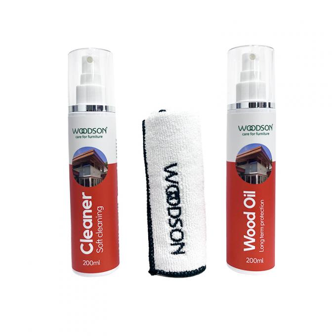 Éco-friendly Outdoor Wood Polish Cleaning Set Surface Dust Cleaner Spray Meubles Nettoyage du bois L'huile de solvant pour le nettoyage du bois 1